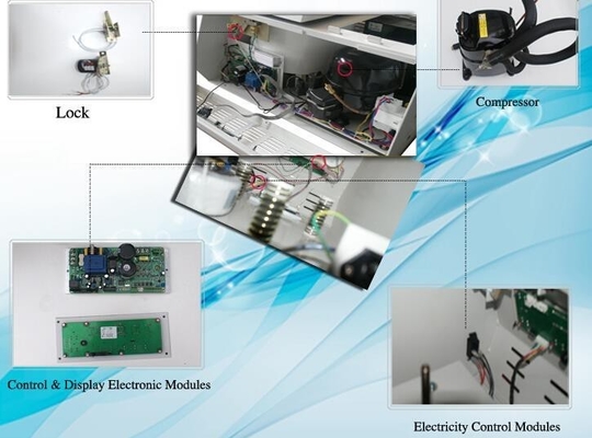 20000rpm Yüksek Hızlı Soğutma Merkezci AC220V 50/60Hz 18A