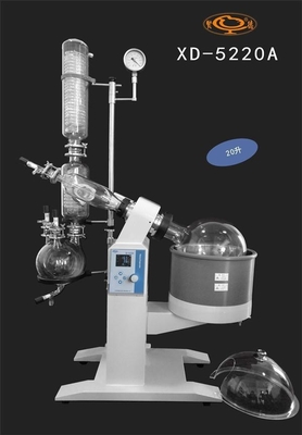 20 litrelik Rotary Evaporator 20l Rotovap 3.6L/Min Otomatik Kantelever kaldırma 0-190mm