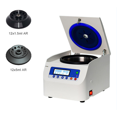 Laboratuvar Yüksek Hızlı Merkezci 16500r/min Maksimum Kapasite 12*5ml