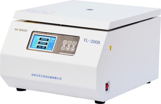 Benchtop Yüksek Hızlı 20000 Rpm Laboratuvar ve Üniversite Analizi için Büyük Kapasiteli Merkezci